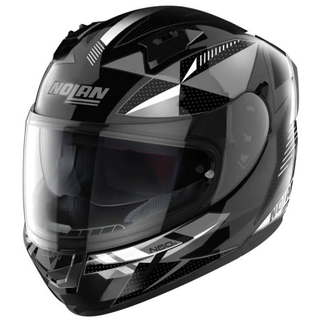 Casco integrale Nolan N60.6 Wiring nero e argento