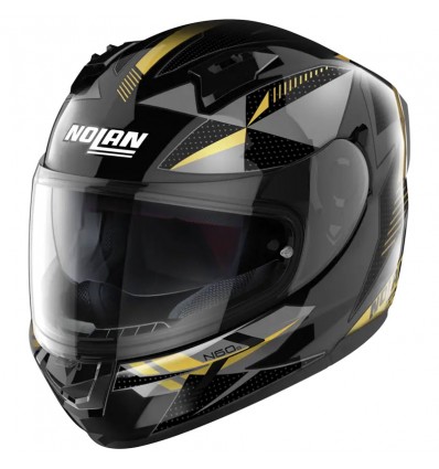 Casco integrale Nolan N60.6 Wiring nero, argento e oro