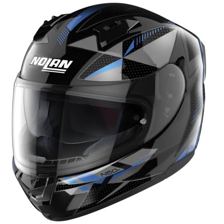 Casco integrale Nolan N60.6 Wiring nero, argento e blu