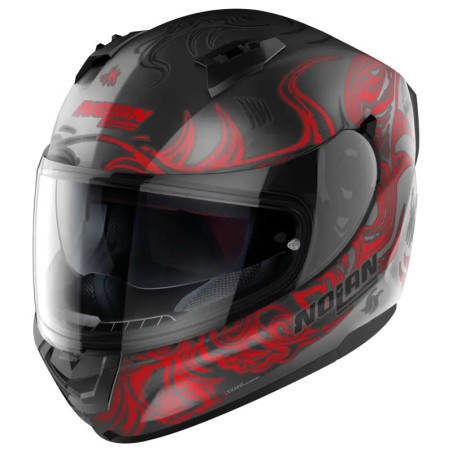 Casco integrale Nolan N60.6 Muse antracite e rosso