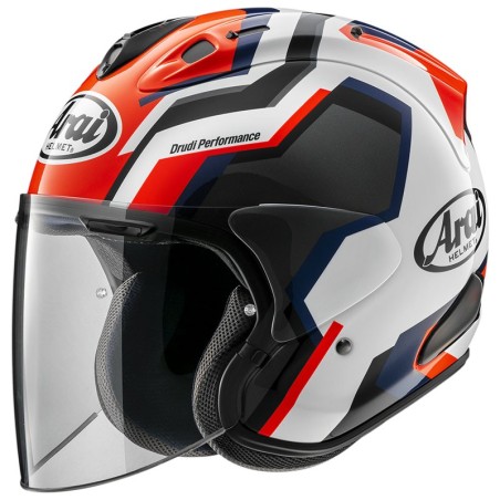 Casco Arai SZ-R VAS RWS Trico bianco, rosso e nero