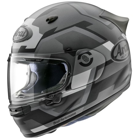 Casco Arai Quantic Face grigio e nero opaco