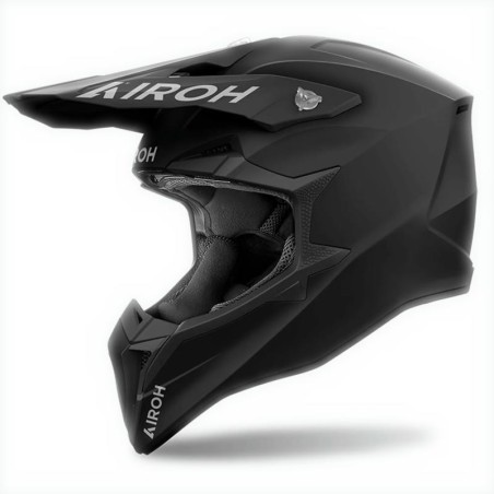 Casco Airoh enduro Wraaap monocolore nero opaco