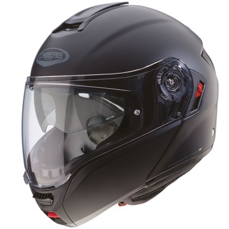 Casco Caberg Levo-X apribile doppia visiera nero opaco