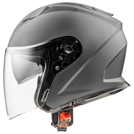 Casco Jet Premier Dokker monocolore titanio opaco