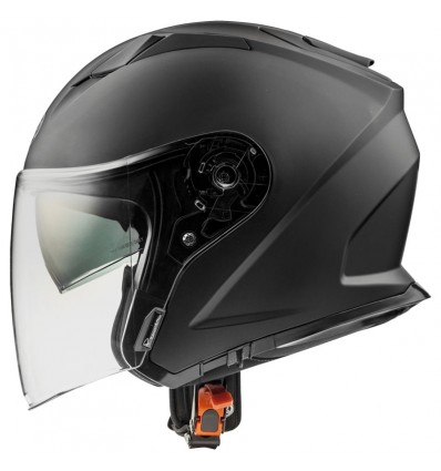 Casco Jet Premier Dokker monocolore nero opaco