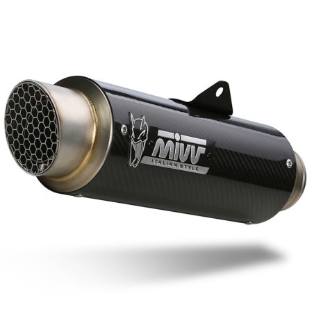 Terminale Mivv GP Pro Carbon per Moto Guzzi V100 Mandello