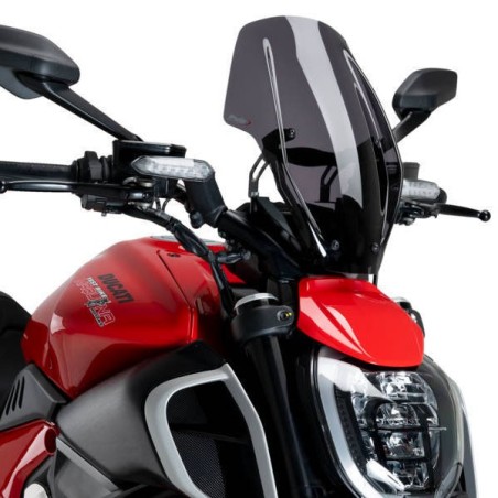 Cupolino Puig Naked per Ducati Diavel V4 fume scuro