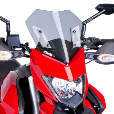 Cupolino Puig Naked per Ducati Hypermotard 821 fume chiaro