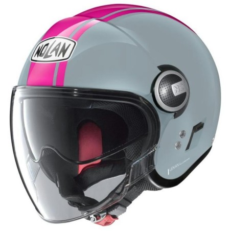 Casco Nolan N21 Visor Classic Dolcevita bianco zefiro e fucsia