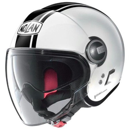 Casco Nolan N21 Visor Classic Dolcevita bianco e nero