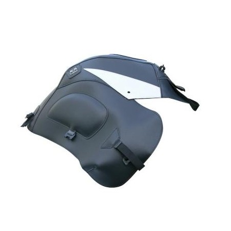 Copriserbatoio Bagster per Honda XL 1000 V Varadero 99-11 in similpelle nero e grigio