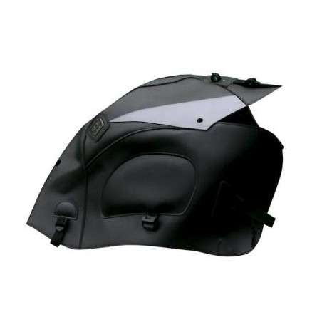 Copriserbatoio Bagster per Honda XL 1000 V Varadero 99-11 in similpelle nero e triangolo ardesia