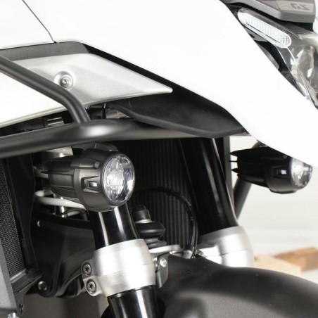 Staffa per faretti originali BMW con paraserbatoio Hepco & Becker su R1300 GS