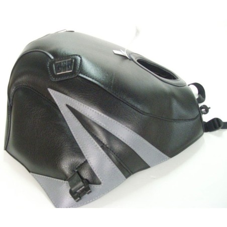 Copriserbatoio Bagster per Kawasaki ZZR 1100 90-92 in similpelle nero e grigio