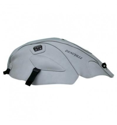 Copriserbatoio Bagster per Honda 700 Deauville 06-11 in similpelle grigio chiaro