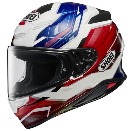 Casco Shoei NXR 2 Capriccio TC-10 bianco, rosso e blu