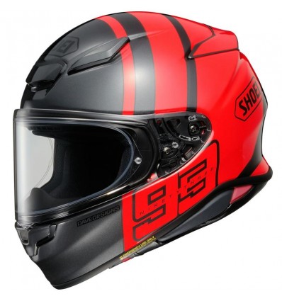 Casco Shoei NXR 2 Replica MM93 Collection Track TC-1 rosso e nero