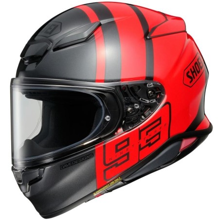 Casco Shoei NXR 2 Replica MM93 Collection Track TC-1 rosso e nero