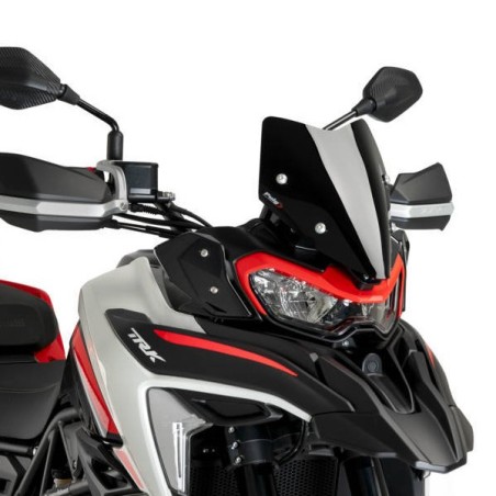 Cupolino Puig Sport nero per Benelli TRK 702 e 702-X