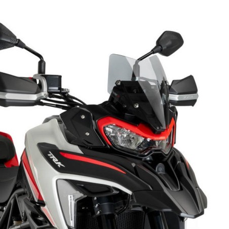 Cupolino Puig Sport fume chiaro per Benelli TRK 702 e 702-X