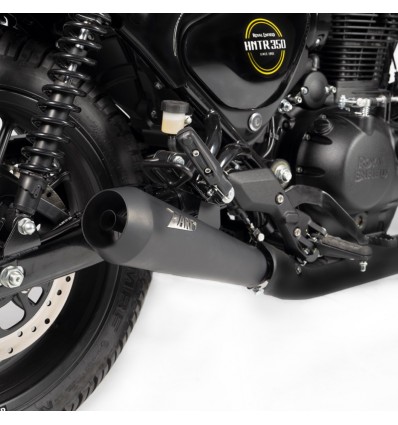 Terminale Zard Slip On nero per Royal Enfield HNTR 350