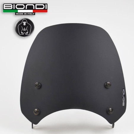 Cupolino Biondi Sport per Royal Enfield HNTR 350 nero opaco