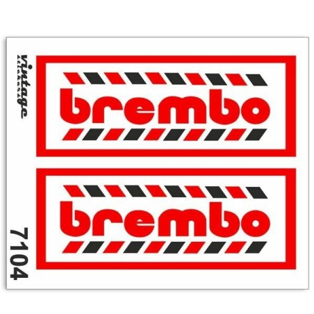 Adesivo serie Vintage Brembo 9x12 cm