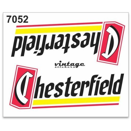 Adesivo serie Vintage Chesterfield 9x12 cm