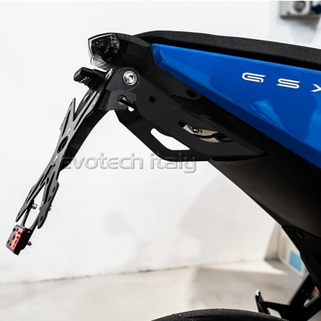 Portatarga regolabile Evotech per Suzuki GSX-8S