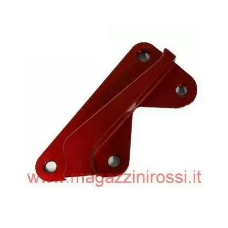 Staffa per disco freno maggiorato da 190 mm Honda Dio rosso