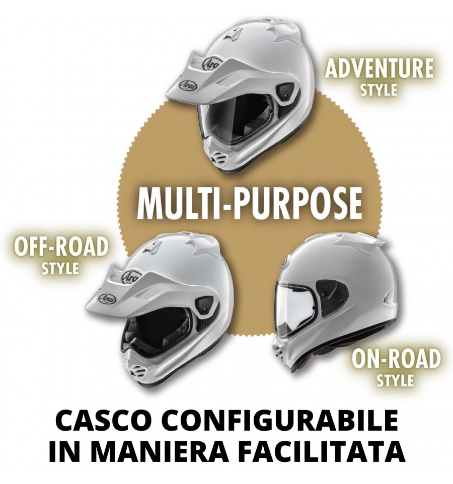 Casco Cross Enduro Arai Tour-X 5 monocolore nero opaco