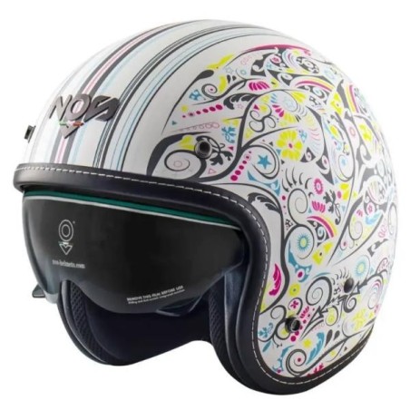 Casco Jet NOS NS-1 Freedom bianco opaco