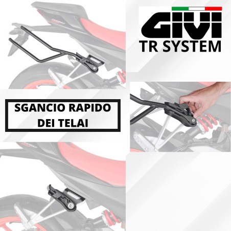 Telaietti Givi Remove-X per Yamaha Tracer 9 e 9 GT