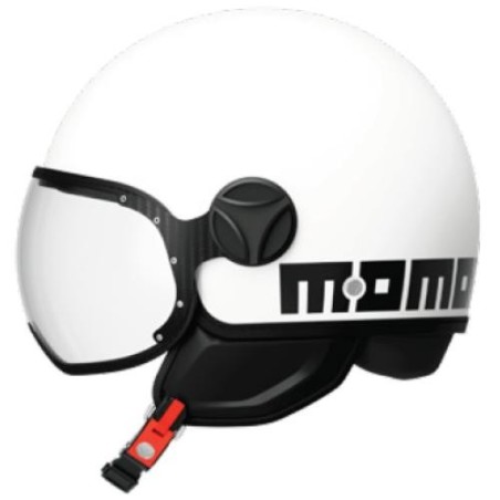 Casco Momo Design Fighter Classic E2206 bianco e nero