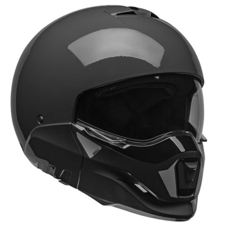 Casco Jet Bell Broozer 06 Duplet grigio e nero lucido