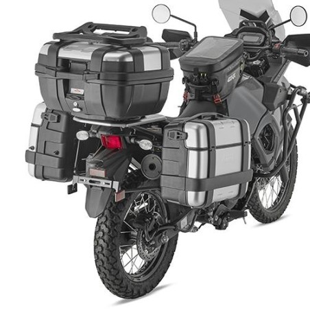 Portavaligie laterale Givi Monokey per Kawasaki KLR 650S