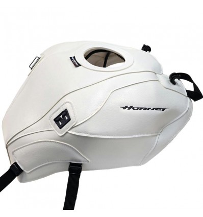 Copriserbatoio Bagster per Honda CB 500 Hornet in similpelle bianco