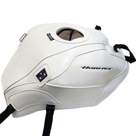 Copriserbatoio Bagster per Honda CB 500 Hornet in similpelle bianco