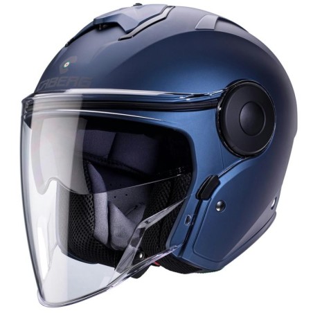 Casco Jet Caberg Soho blu jeans opaco