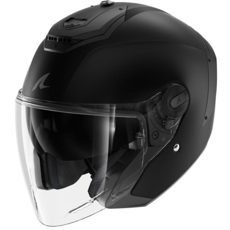 Casco Shark RS Jet monocolore nero opaco