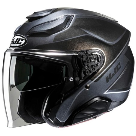 Casco Jet HJC F31 Ludi grigio e antracite