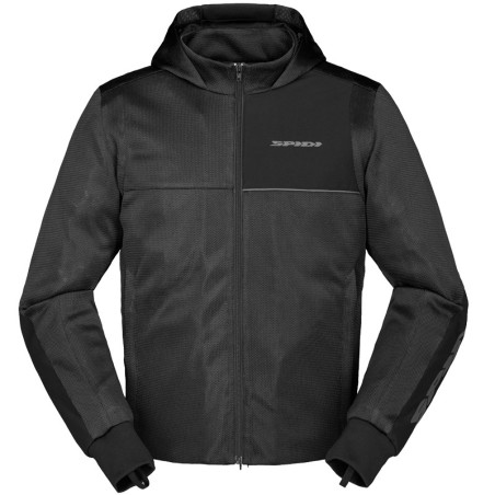 Giacca da moto Spidi Hoodie Net in rete leggera nera