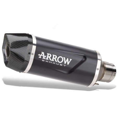 Terminale Arrow Indy Race Evo Black Carbon End per Honda CB 500 Hornet e NX 500