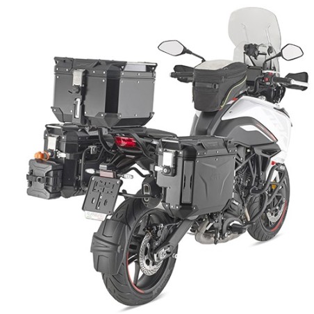 Portavaligie laterale Givi PLOS  Monokey Cam-Side per Benelli TRK 702 e 702X