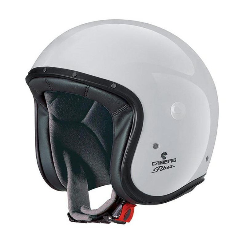 Casco Caberg Freeride-X superleggero in fibra bianco lucido