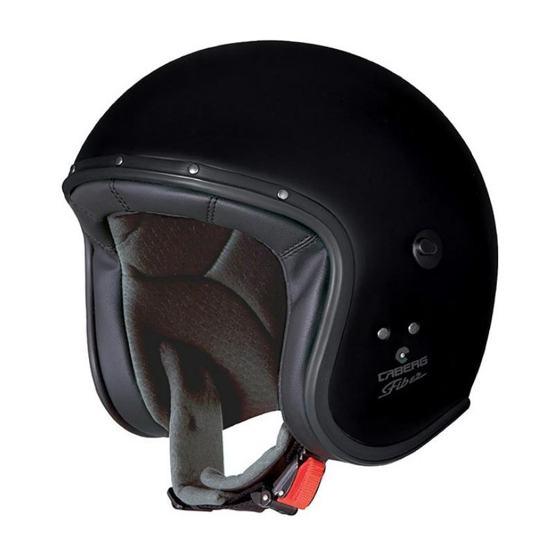 Casco Caberg Freeride-X superleggero in fibra nero opaco