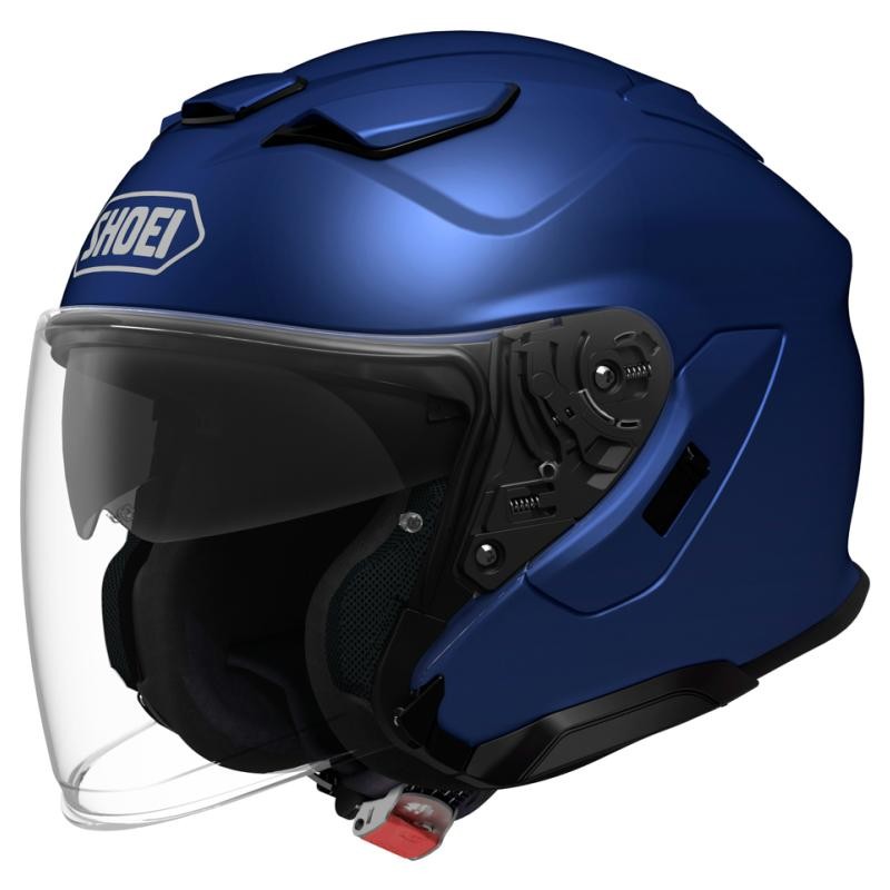 Casco Shoei J-Cruise 3 con doppia visiera blu opaco