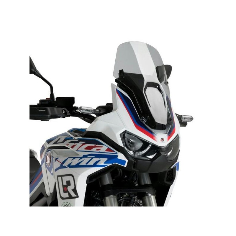 Cupolino Puig Sport per Honda CRF 1100 Africa Twin dal 2020 colore fumè chiaro