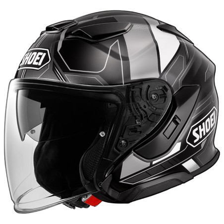 Casco Shoei J-Cruise 3 Whizzy TC5 con doppia visiera nero e grigio